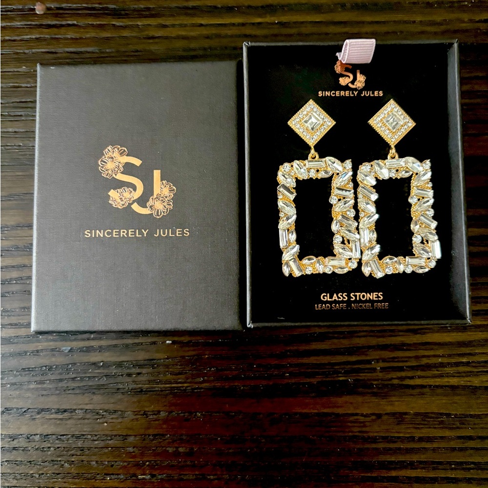 NEW Sincerely Jules Square Earrings